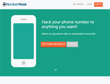 Tablet Screenshot of numbermask.com